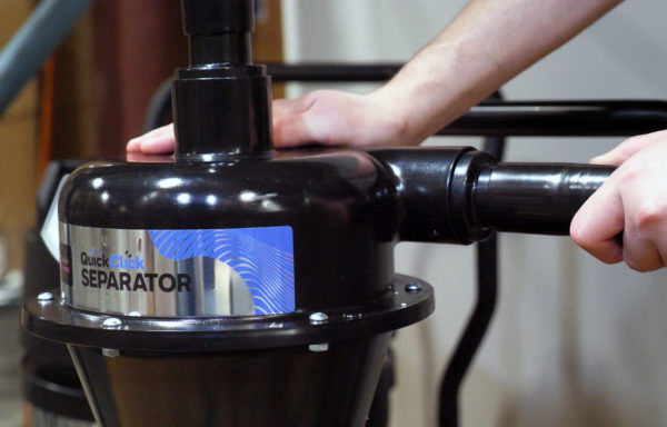 Quick Click Dust Collection Separator Cyclone Interceptor