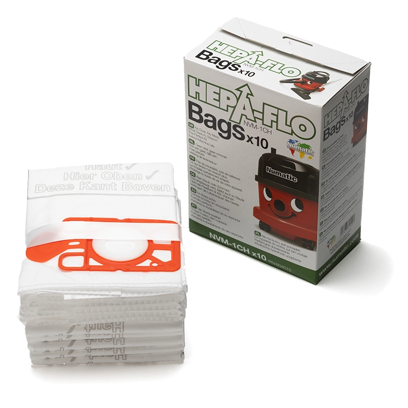 Genuine Henry Numatic Vacuum HepaFlo Hoover Dust Bags NVM-1CH, Pack of 10